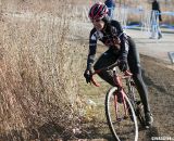 Antonia Leal was all smiles during her silver medal ride. 2012 Cyclocross National Championships, Masters Women Over 45. © Cyclocross Magazine