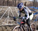 Kris Walker races to hold off Walberg for the win. 2012 Cyclocross National Championships, Masters Women 50-54. © Cyclocross Magazine