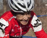 Diane Ostenso was happy and gracious with second. 2012 Cyclocross National Championships, Masters Women Over 55. © Cyclocross Magazine
