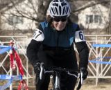 Julie ONeill is all smiles on her way to the 70+ title. 2012 Cyclocross National Championships, Masters Women Over 55. © Cyclocross Magazine