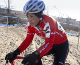 Diane Ostenso was superb in the sand. 2012 Cyclocross National Championships, Masters Women Over 55. © Cyclocross Magazine
