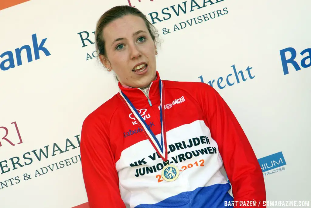Junior Women\'s winner Annefleur Kalvenhaar