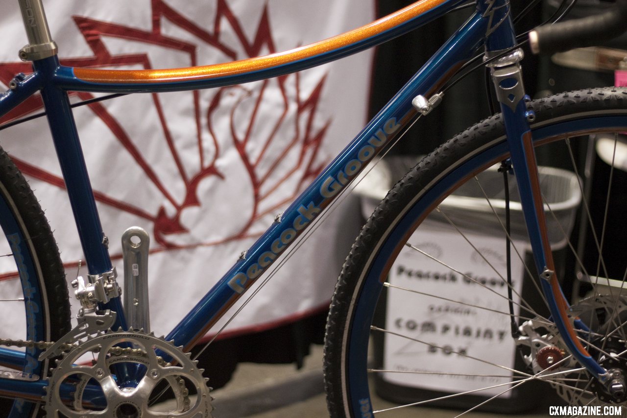 Peacock Groove at NAHBS 2012.  ©Cyclocross Magazine