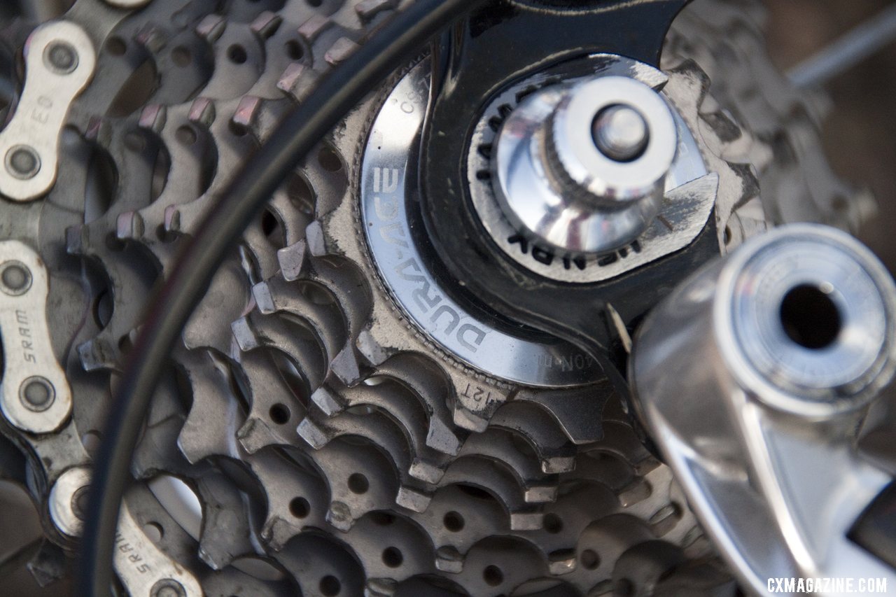 9-Speed Dura-Ace Cassette © Cyclocross Magazine