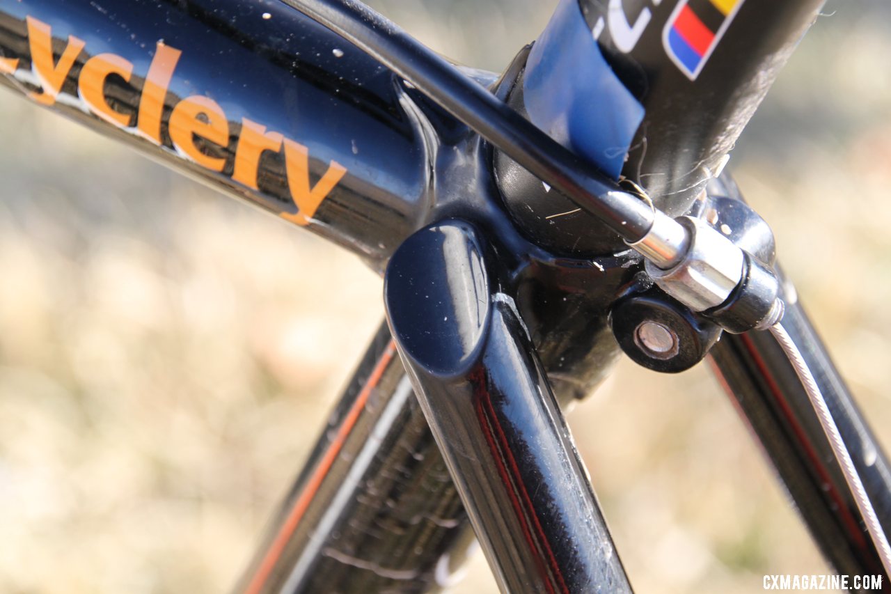 The seatstays are independently welded to the lug © Cyclocross Magazine