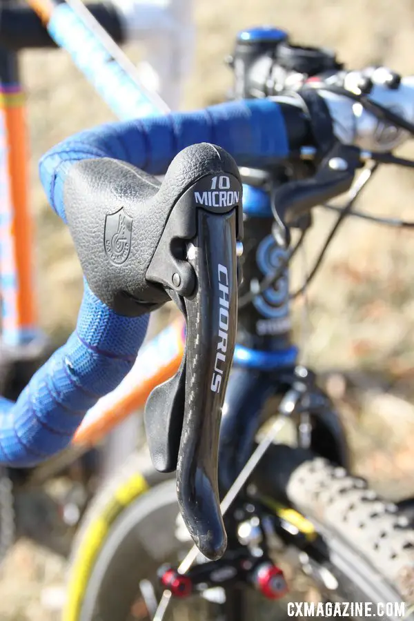 10 speed Chorus shifters © Cyclocross Magazine