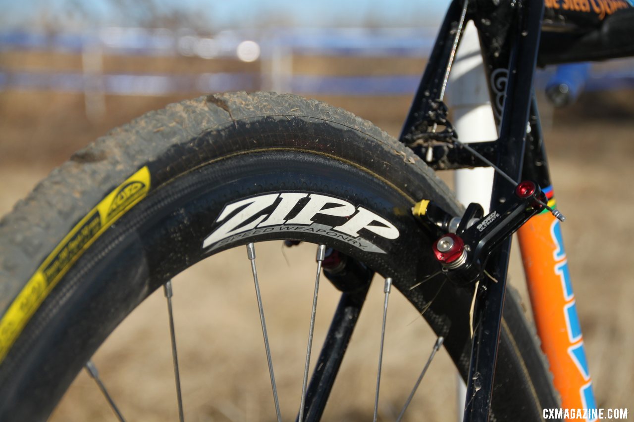 Carbon Zipps help keep the Spin Arts light © Cyclocross Magazine