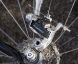 Jungle Fever: The Shimano cassette pairs with long cage Campagnolo Chorus derailleur © Cyclocross Magazine