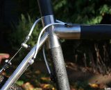 Enve carbon seat and top tubes join the stainless steel seat stays. ©Cyclocross Magazine
