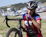 Sofia Gomez-Villafane of BuyCell / Ibis gives April cyclocross a shot.  ©Tim Westmore