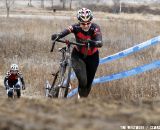 Julia Casals ran, some rode the second steep hill. © Tim Westmore