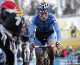 Mike Teunissen leading the charge at Superprestige Gieten © Bart Hazen