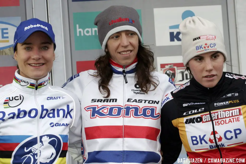 Podium: Wyman, Vos and Cant © Bart Hazen