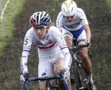 Helen Wyman leading Marianne Vos © Bart Hazen