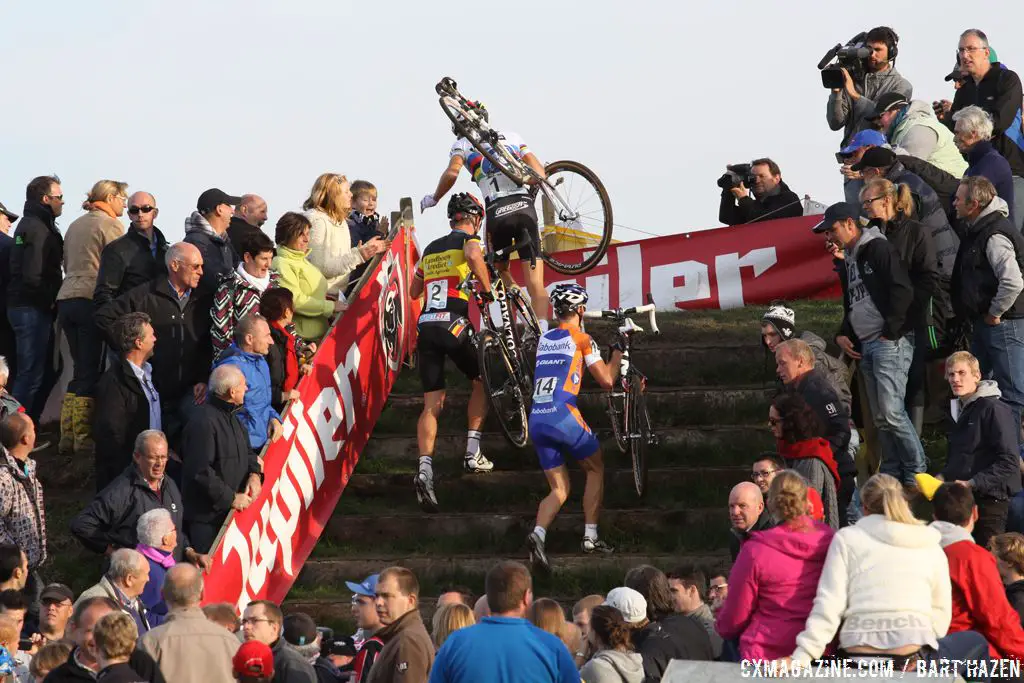 The Elite Men on the stairs  © Bart Hazen