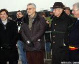 V.I.P. from left to right Elio di Rupo (Prime Minister of Belgium), Kris Peeters (Flemish President), King Albert of Belgium and on the right the Mayor of Koksijde © Bart Hazen