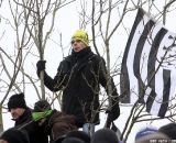 People even climbed into trees to watch the race © Bart Hazen