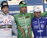 The Podium: Sven Nys, Niels Albert, and Francis Mourey © Bart Hazen