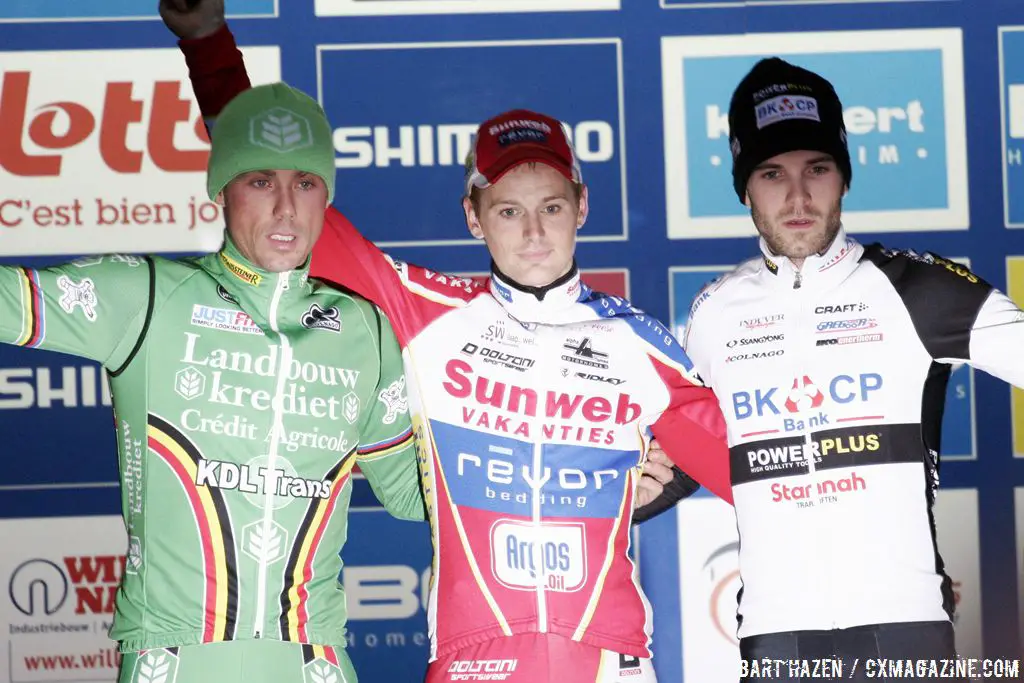 The Podium: Pauwels, Nys, Albert © Bart Hazen