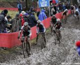 The off-camber descent challenged all riders © Bart Hazen