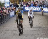 Rob Peeters, unaware of his disqualification, celebrates his third place  © Bart Hazen