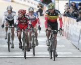 The leaders: Sven Nys, Julien Taramarcaz, Kevin Pauwels and Niels Albert © Bart Hazen