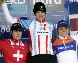 The Podium: Katie Compton, Sanne van Paassen, Jasmin Achermann © Bart Hazen