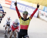 Sven Nys wins 2012 World Cup Roubaix © Bart Hazen