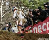 Katie Compton's skinsuit showing the challenges of the course © Bart Hazen