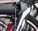 A tapered steerer carbon fork that can do cantilevers or disc brakes. © Cyclocross Magazine