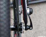 Front disc brake profile on the fork of the 2013 BH Bikes RX Team Disc carbon cyclocross bike. © Cyclocross Magazine