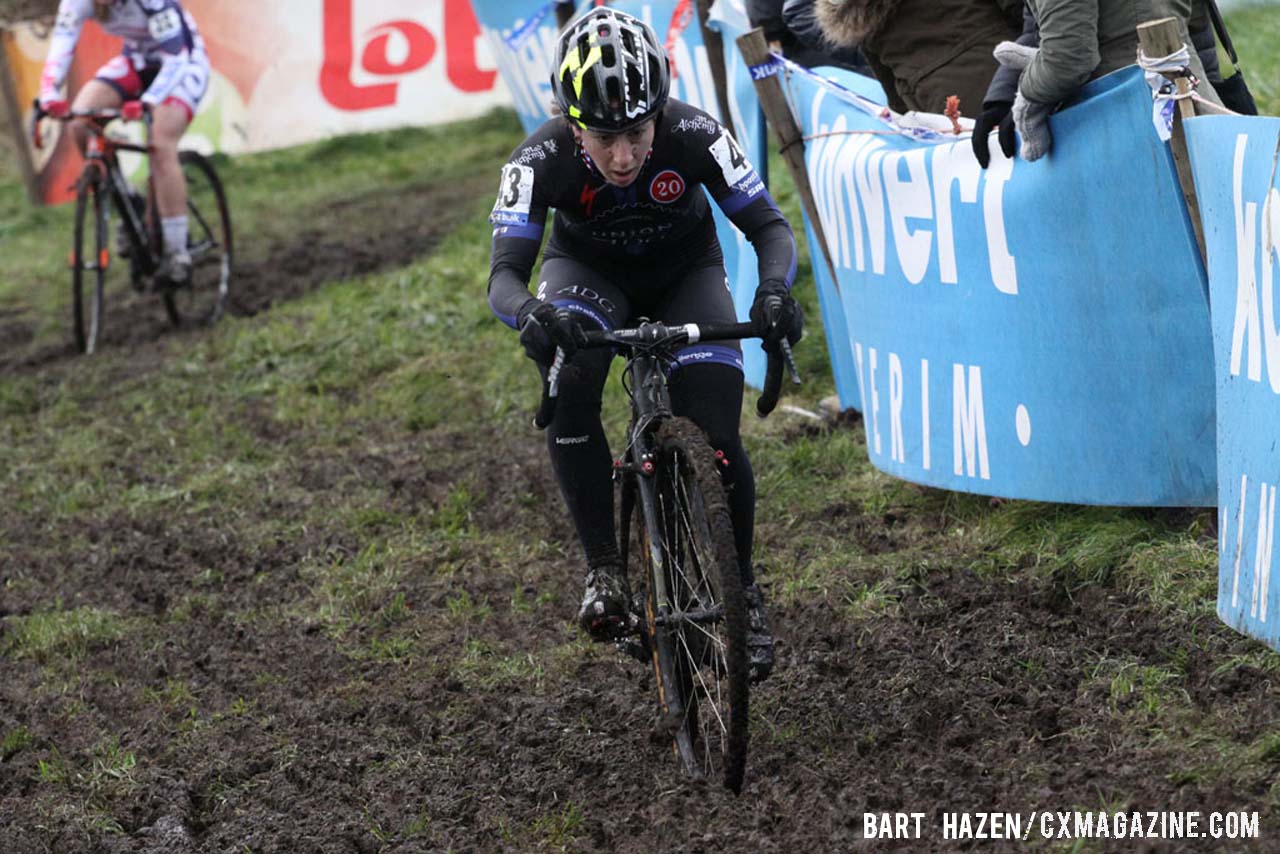 Arley Kemmerer (C3-Twenty20 Cycling) finished 13th for the day. © Bart Hazen / Cyclocross Magazine