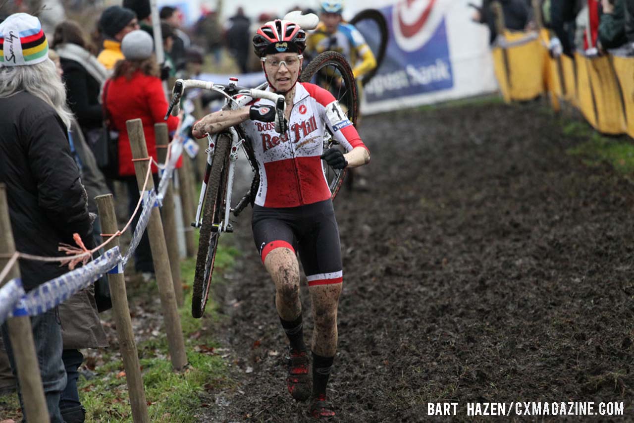Maureen Bruno Roy (Bob\'s Red Mill p/b Seven Cycles) was one of the top 10 finishers. © Bart Hazen / Cyclocross Magazine