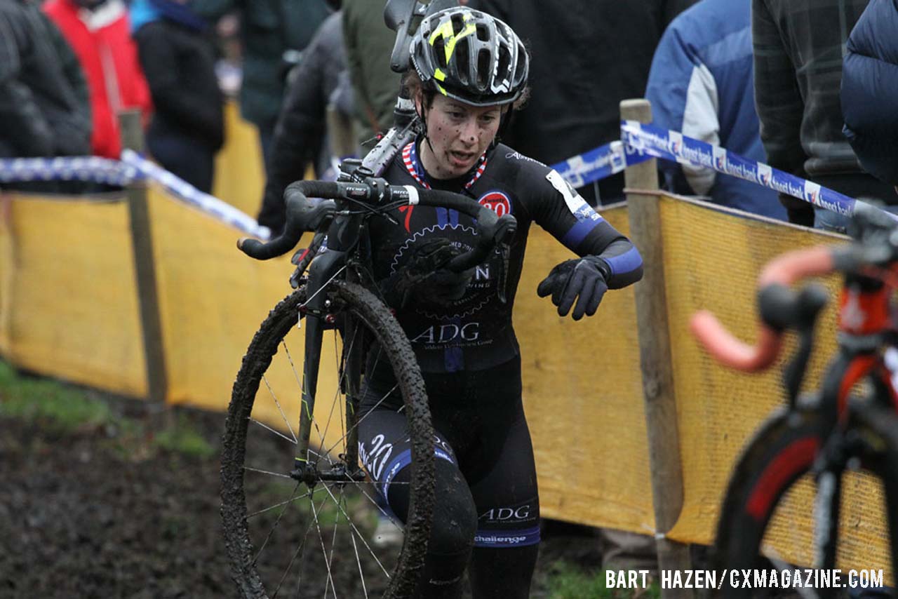 Arley Kemmerer (C3-Twenty20 Cycling) finished 13th for the day. © Bart Hazen / Cyclocross Magazine