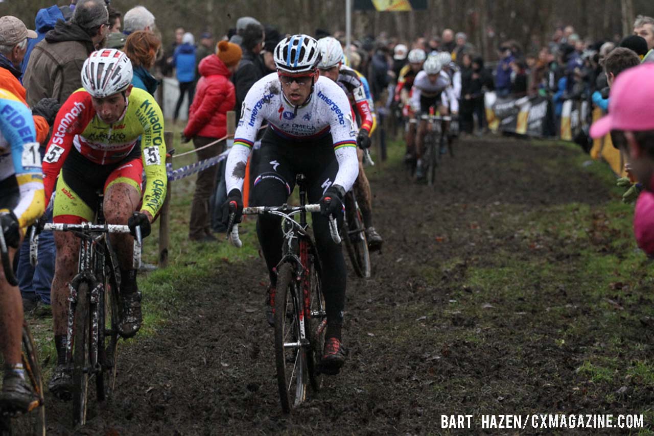 Zdenek Stybar (Omega Pharma-QuickStep) made an appearance. © Bart Hazen / Cyclocross Magazine