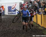 Helen Wyman leads Sanne Cant with Nikki Harris close behind. © Bart Hazen / Cyclocross Magazine 