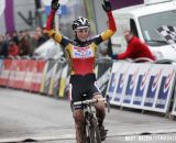 Sanne Cant (Enertherm-BKCP) was the winner at the Essen edition of the 2013 Bpost bank trofee. © Bart Hazen / Cyclocross Magazine