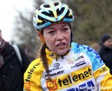 Sophie de Boer (Young Telenet-Fidea) finished eighth. © Bart Hazen / Cyclocross Magazine