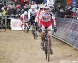 Kevin Pauwels leads the chase group © Bart Hazen