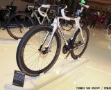 Colnago Prestige Disc CX bike, complete with carbon tubular wheels, Ultegra Di2 and Avid BB7 brakes. ©Thomas van Bracht
