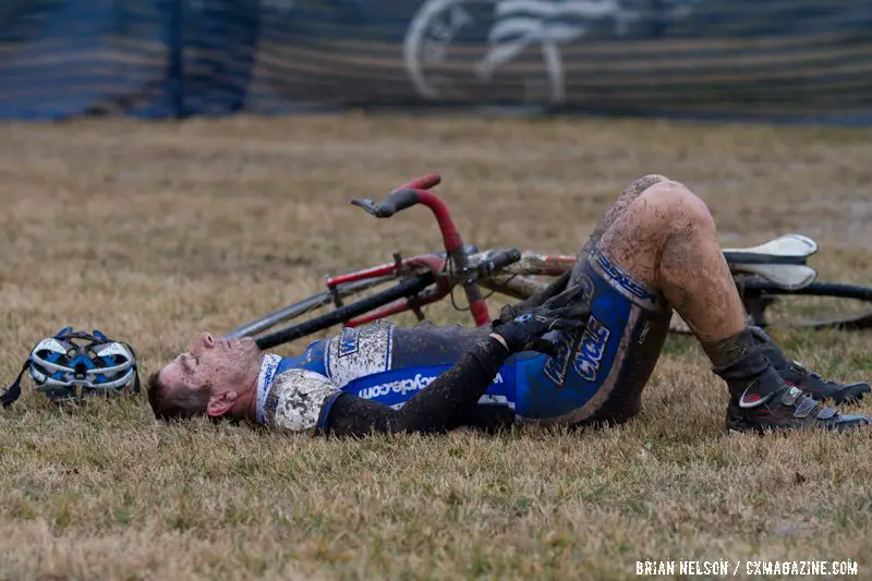 Cristopher Tarnowski (Westwood Velo) post race.  ©Brian Nelson