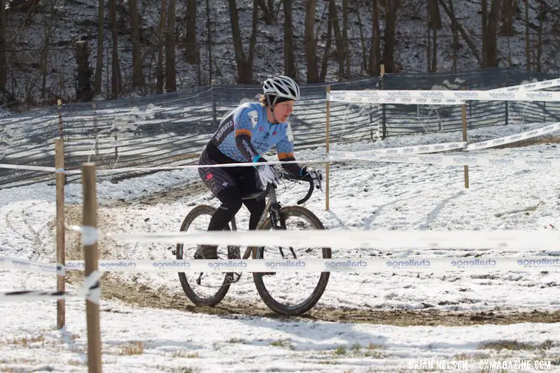 Trish Albert (Sorella Cycling) loved the course.   ©Brian Nelson