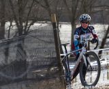 Susan Prieto (Blue Sky Velo) battled conditions and an incredably strong field of racers.