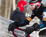 Karen Tripp (Blue Steel Cyclery) earned the team another podium spot, finishing third.   Â©Brian Nelson