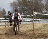 Alyssa Severn (My Wife Inc) on the only dry section of the course.   Â©Brian Nelson