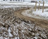 Frozen ruts were the story of the morning. Collegiate D1 Men, 2013 Cyclocross National Championships. © Cyclocross Magazine