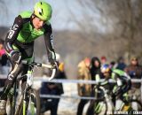 Ryan Trebon works hard to get back into the mix at 2013 Cyclocross National Championships.© Meg McMahon