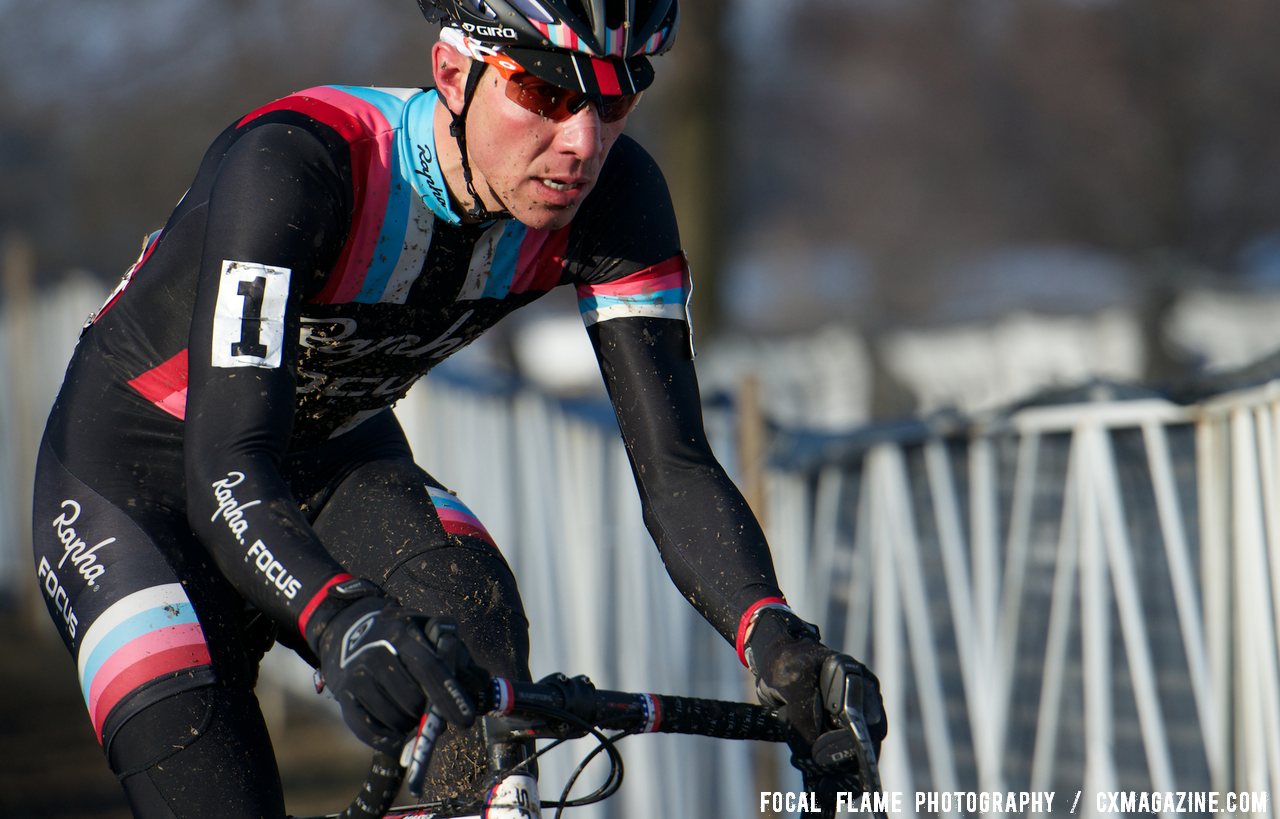 Powers had a tough day in his title defense, finishing in 6th. Elite Men. 2013 National Championships. © Focal Flame Photography