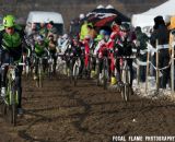 Trebon led Summerhill and the rest of the field through the first dirt sections, but Summerhill soon took over.  © Focal Flame Photography