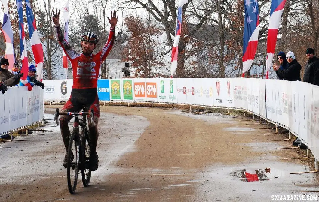 Owen wins his eigth national championships in a row. © Cyclocross Magazine